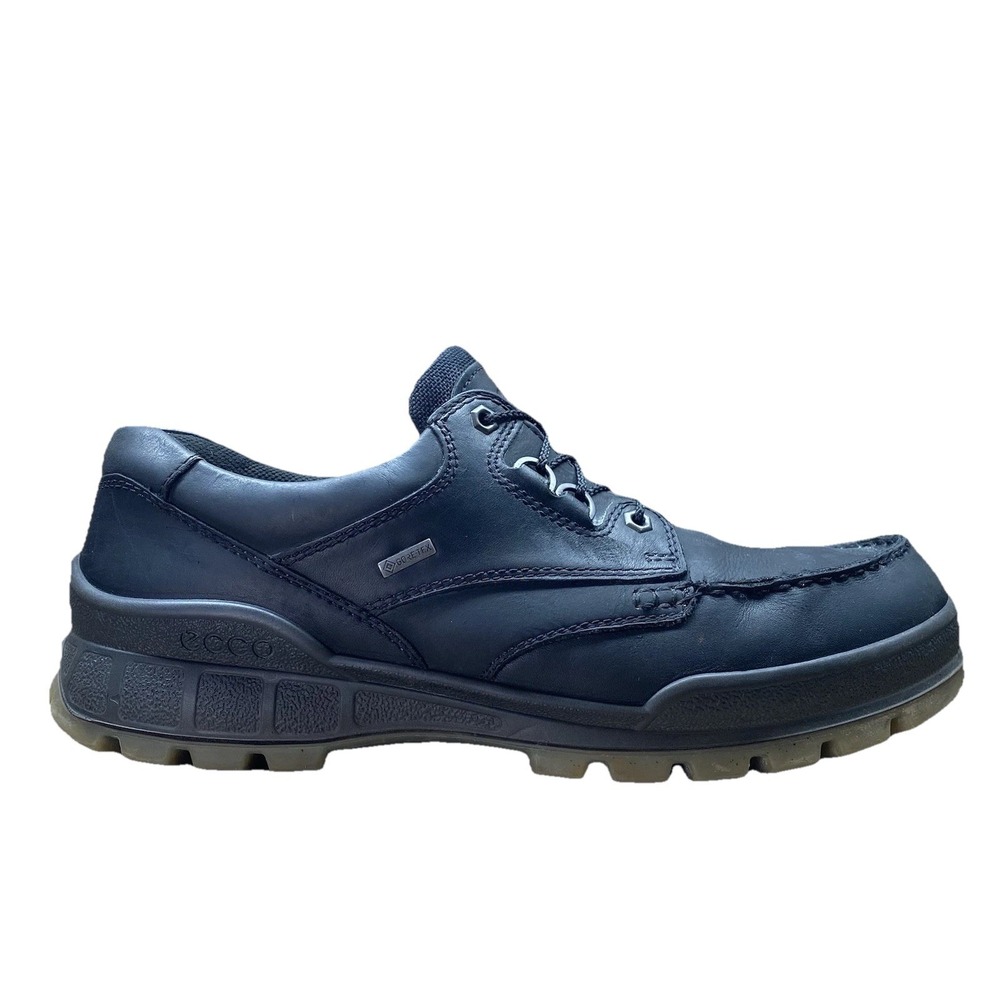 ECCO Track 25 Low GORE-TEX Hiking Shoes Black Men's 12 EU 46 Outdoor Waterproof - Picture 1 of 15